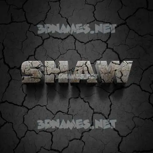 shaw in Cracked Stone style - 3D name wallpaper shaw in Cracked Stone style - 3D name wallpaper