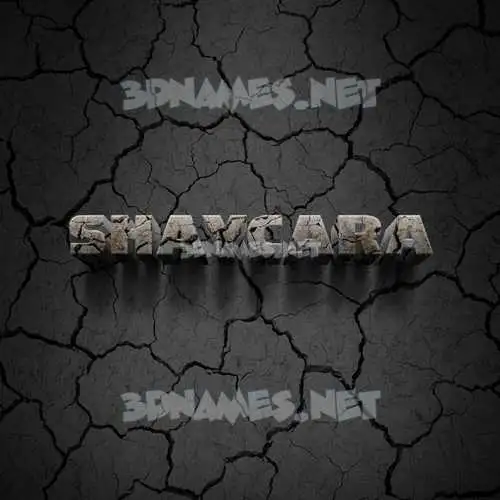 shaycara in Cracked Stone style - 3D name wallpaper shaycara in Cracked Stone style - 3D name wallpaper