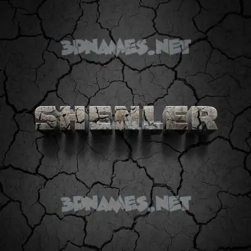 shenler in Cracked Stone style - 3D name wallpaper shenler in Cracked Stone style - 3D name wallpaper