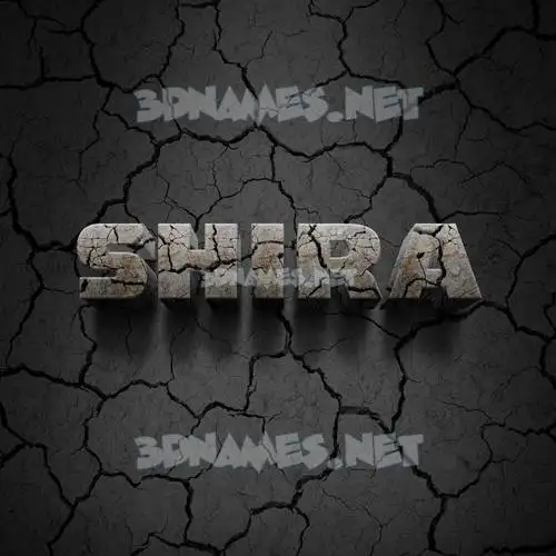 shira in Cracked Stone style - 3D name wallpaper shira in Cracked Stone style - 3D name wallpaper
