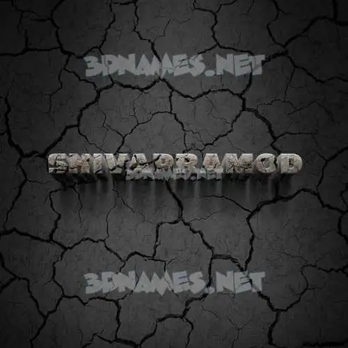 shivapramod in Cracked Stone style - 3D name wallpaper shivapramod in Cracked Stone style - 3D name wallpaper
