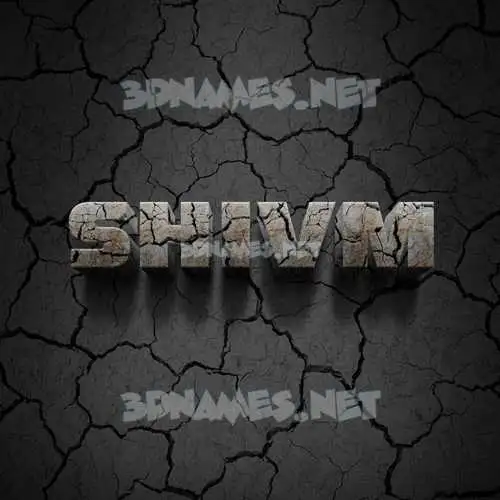 shivm in Cracked Stone style - 3D name wallpaper shivm in Cracked Stone style - 3D name wallpaper