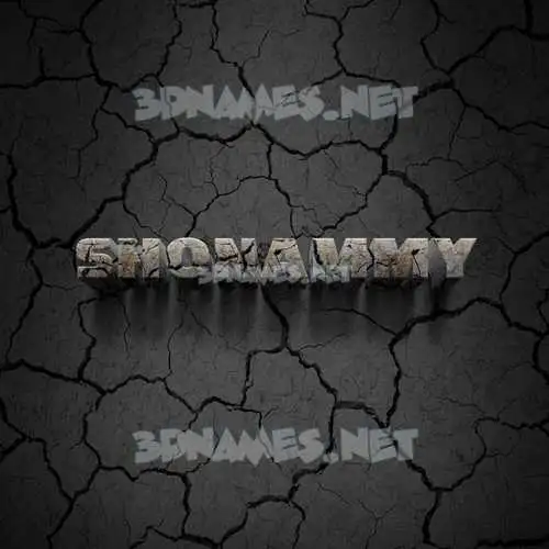 shonammy in Cracked Stone style - 3D name wallpaper shonammy in Cracked Stone style - 3D name wallpaper