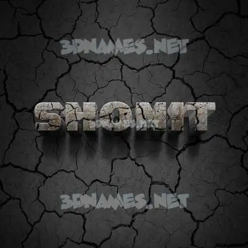 shonit in Cracked Stone style - 3D name wallpaper shonit in Cracked Stone style - 3D name wallpaper