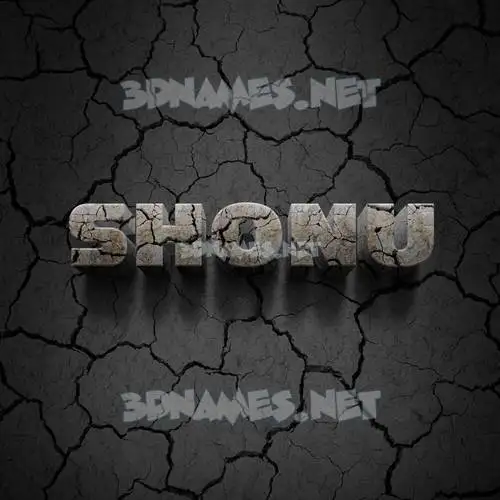 shonu in Cracked Stone style - 3D name wallpaper shonu in Cracked Stone style - 3D name wallpaper
