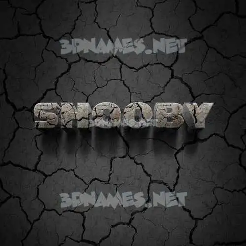 shooby in Cracked Stone style - 3D name wallpaper shooby in Cracked Stone style - 3D name wallpaper