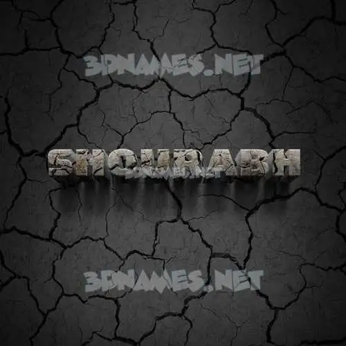 shourabh in Cracked Stone style - 3D name wallpaper shourabh in Cracked Stone style - 3D name wallpaper