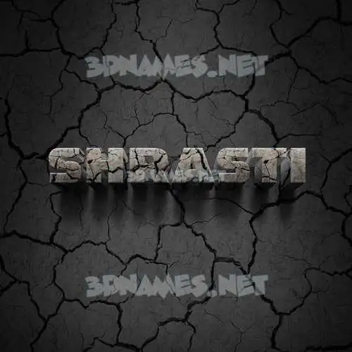 shrasti in Cracked Stone style - 3D name wallpaper shrasti in Cracked Stone style - 3D name wallpaper