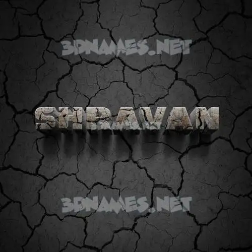 shravan in Cracked Stone style - 3D name wallpaper shravan in Cracked Stone style - 3D name wallpaper
