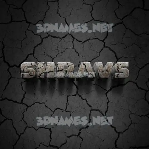 shravs in Cracked Stone style - 3D name wallpaper shravs in Cracked Stone style - 3D name wallpaper