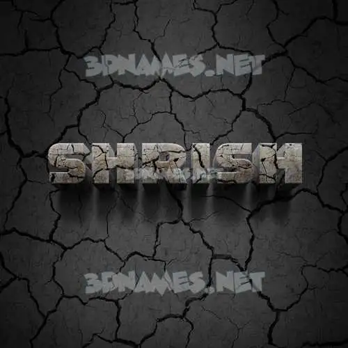 shrish in Cracked Stone style - 3D name wallpaper shrish in Cracked Stone style - 3D name wallpaper