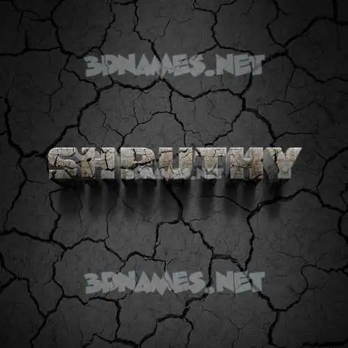 shruthy in Cracked Stone style - 3D name wallpaper shruthy in Cracked Stone style - 3D name wallpaper