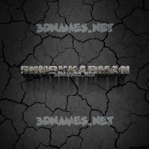 shubhkarman in Cracked Stone style - 3D name wallpaper shubhkarman in Cracked Stone style - 3D name wallpaper