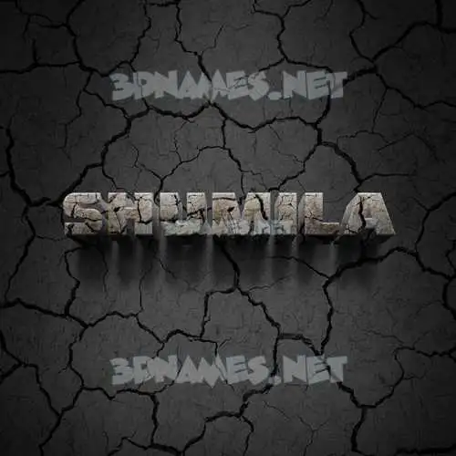 shumila in Cracked Stone style - 3D name wallpaper shumila in Cracked Stone style - 3D name wallpaper