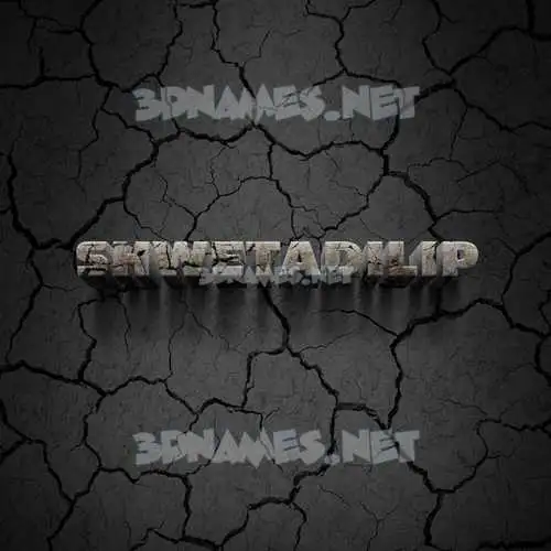 shwetadilip in Cracked Stone style - 3D name wallpaper