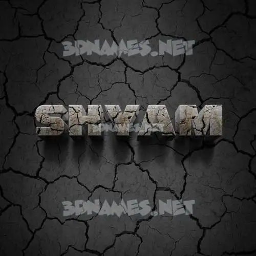shyam in Cracked Stone style - 3D name wallpaper shyam in Cracked Stone style - 3D name wallpaper