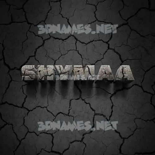 shymaa in Cracked Stone style - 3D name wallpaper shymaa in Cracked Stone style - 3D name wallpaper
