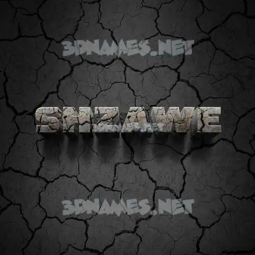 shzawe in Cracked Stone style - 3D name wallpaper shzawe in Cracked Stone style - 3D name wallpaper