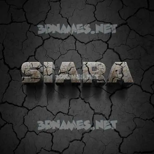 siara in Cracked Stone style - 3D name wallpaper siara in Cracked Stone style - 3D name wallpaper