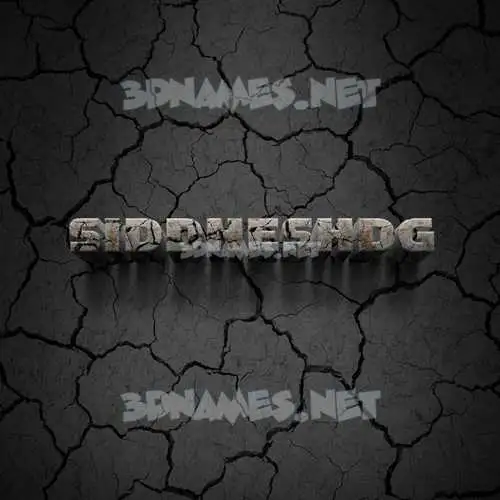 siddheshdg in Cracked Stone style - 3D name wallpaper siddheshdg in Cracked Stone style - 3D name wallpaper
