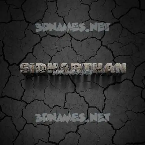 sidharthan in Cracked Stone style - 3D name wallpaper sidharthan in Cracked Stone style - 3D name wallpaper