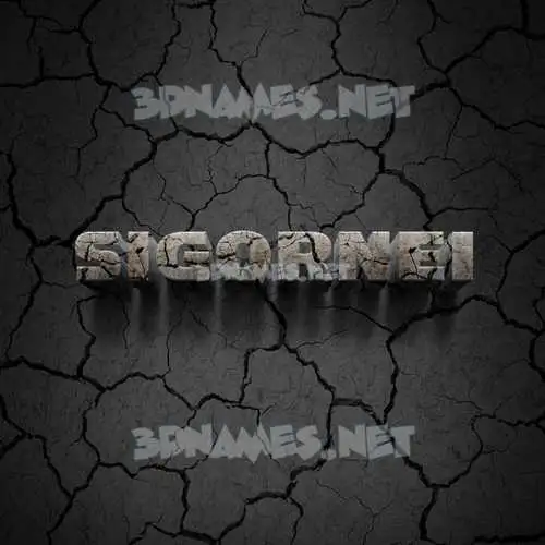 sigornei in Cracked Stone style - 3D name wallpaper sigornei in Cracked Stone style - 3D name wallpaper