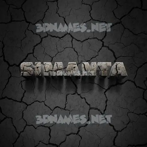 simanta in Cracked Stone style - 3D name wallpaper simanta in Cracked Stone style - 3D name wallpaper