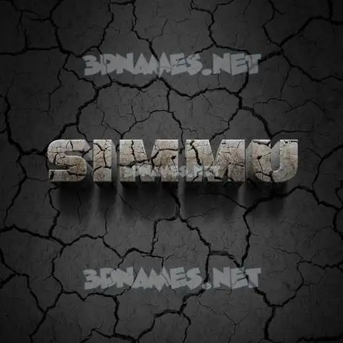 simmu in Cracked Stone style - 3D name wallpaper simmu in Cracked Stone style - 3D name wallpaper