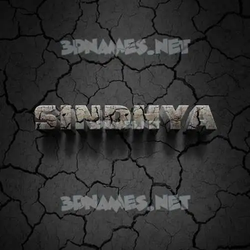sindhya in Cracked Stone style - 3D name wallpaper sindhya in Cracked Stone style - 3D name wallpaper