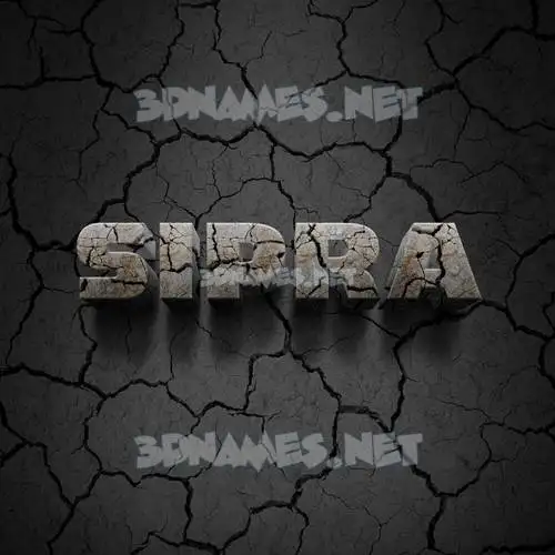 sipra in Cracked Stone style - 3D name wallpaper sipra in Cracked Stone style - 3D name wallpaper