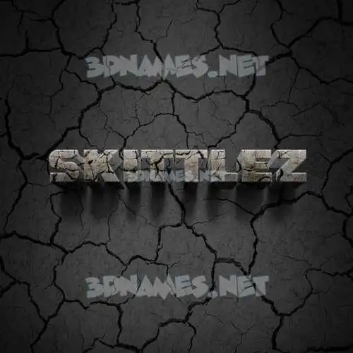 skittlez in Cracked Stone style - 3D name wallpaper skittlez in Cracked Stone style - 3D name wallpaper