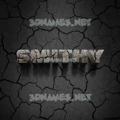 smithy in Cracked Stone style - 3D name wallpaper smithy in Cracked Stone style - 3D name wallpaper