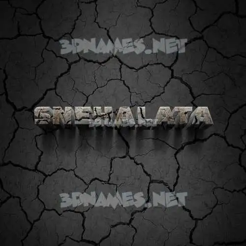 snehalata in Cracked Stone style - 3D name wallpaper snehalata in Cracked Stone style - 3D name wallpaper