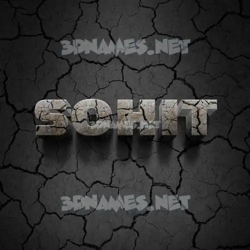 sohit in Cracked Stone style - 3D name wallpaper sohit in Cracked Stone style - 3D name wallpaper