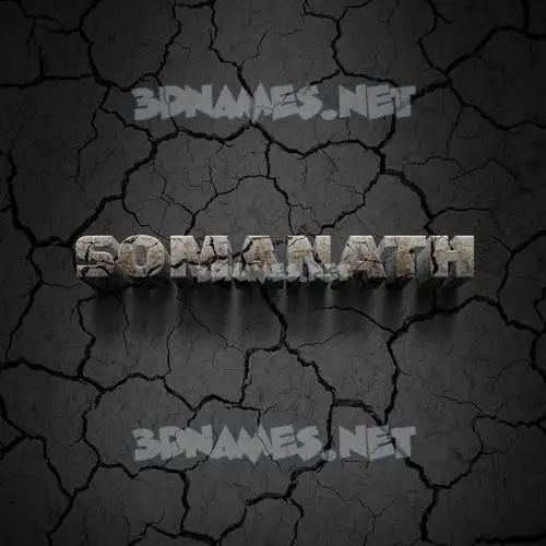 somanath in Cracked Stone style - 3D name wallpaper somanath in Cracked Stone style - 3D name wallpaper