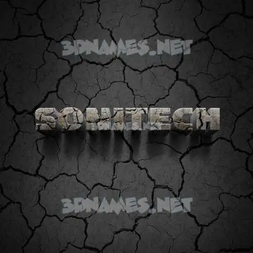 sonitech in Cracked Stone style - 3D name wallpaper sonitech in Cracked Stone style - 3D name wallpaper