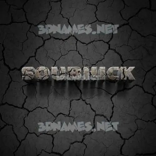 soubhick in Cracked Stone style - 3D name wallpaper soubhick in Cracked Stone style - 3D name wallpaper