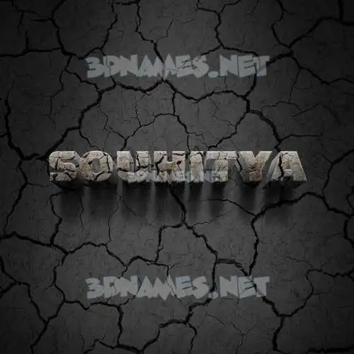 souhitya in Cracked Stone style - 3D name wallpaper souhitya in Cracked Stone style - 3D name wallpaper