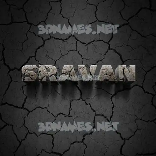sravan in Cracked Stone style - 3D name wallpaper sravan in Cracked Stone style - 3D name wallpaper