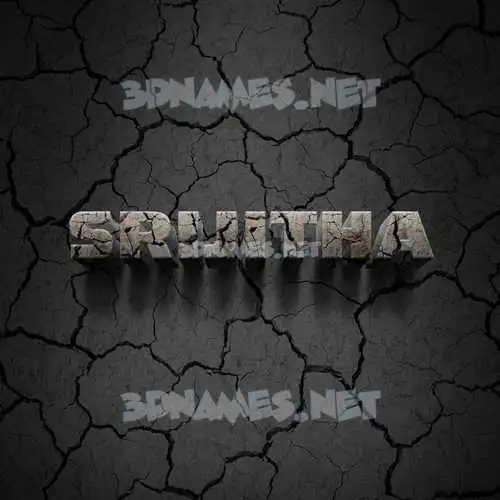 srijitha in Cracked Stone style - 3D name wallpaper srijitha in Cracked Stone style - 3D name wallpaper