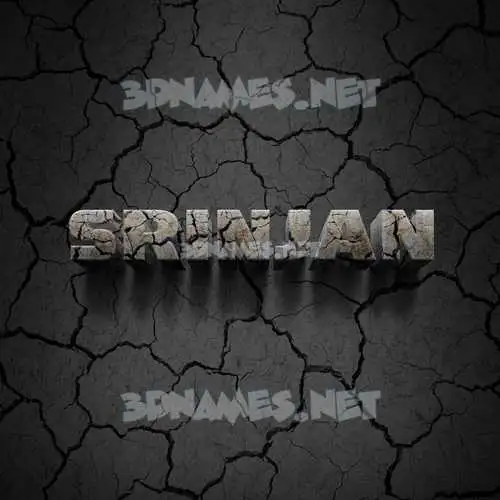 srinjan in Cracked Stone style - 3D name wallpaper srinjan in Cracked Stone style - 3D name wallpaper