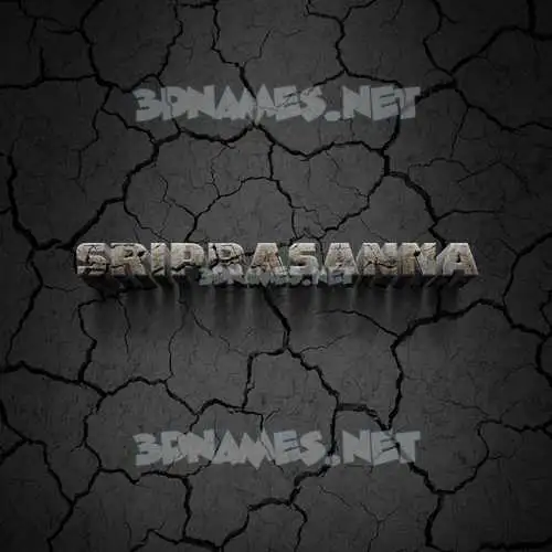 sriprasanna in Cracked Stone style - 3D name wallpaper sriprasanna in Cracked Stone style - 3D name wallpaper
