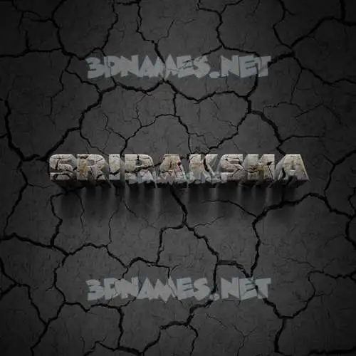 sriraksha in Cracked Stone style - 3D name wallpaper sriraksha in Cracked Stone style - 3D name wallpaper