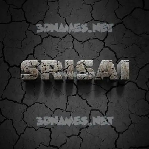 srisai in Cracked Stone style - 3D name wallpaper srisai in Cracked Stone style - 3D name wallpaper