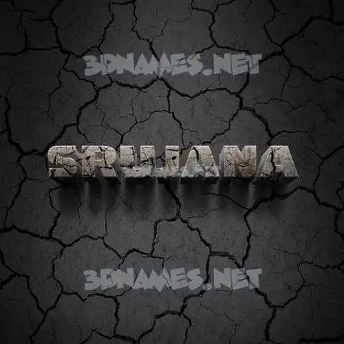 srujana in Cracked Stone style - 3D name wallpaper srujana in Cracked Stone style - 3D name wallpaper