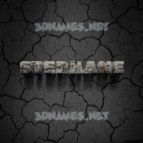 stephane in Cracked Stone style - 3D name wallpaper stephane in Cracked Stone style - 3D name wallpaper