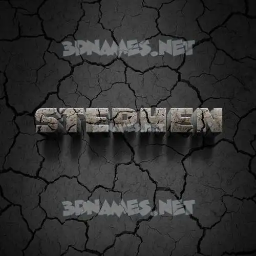 stephen in Cracked Stone style - 3D name wallpaper stephen in Cracked Stone style - 3D name wallpaper