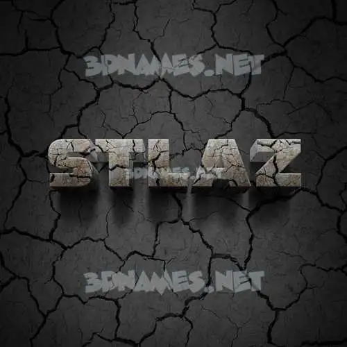 stlaz in Cracked Stone style - 3D name wallpaper stlaz in Cracked Stone style - 3D name wallpaper