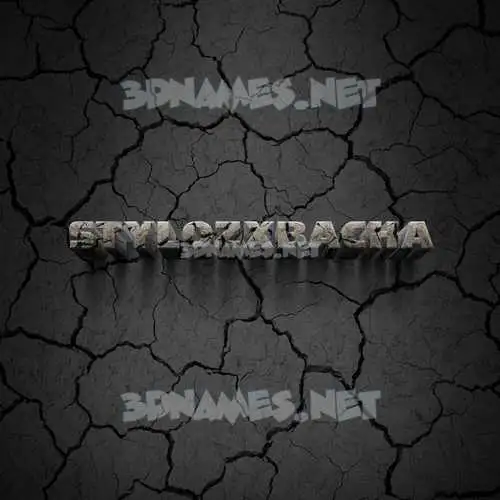 stylozxbacha in Cracked Stone style - 3D name wallpaper stylozxbacha in Cracked Stone style - 3D name wallpaper