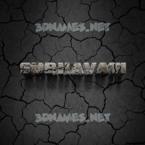 subhavati in Cracked Stone style - 3D name wallpaper subhavati in Cracked Stone style - 3D name wallpaper